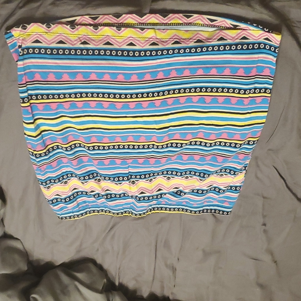 Colorful mini skirt
